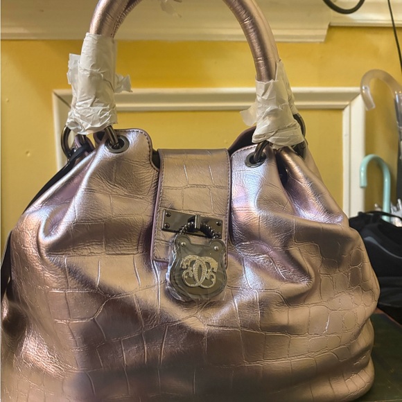 Sharif Legacy Crocodile Embossed Setosa Leather City Hand Bag Purse - Picture 2 of 8